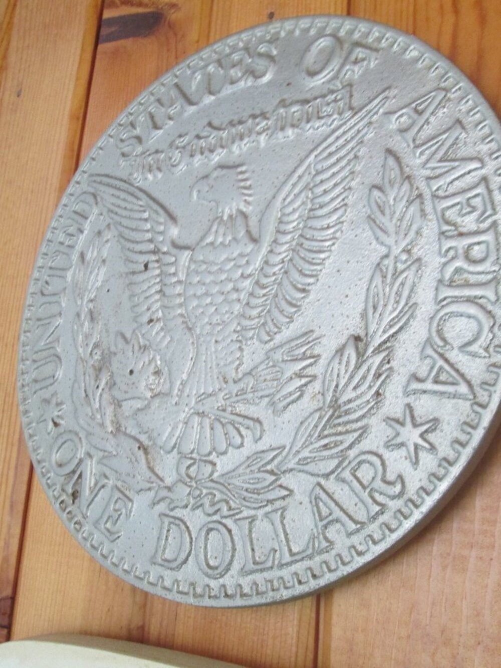 US One dollar placard